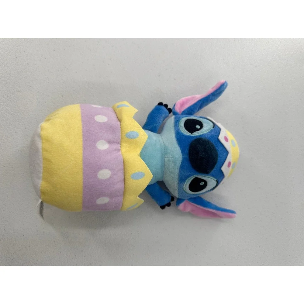 Disney Stitch Plush Easter Egg Stuffed Animal 10 Inch Blue Kids Toy Lovey 26943